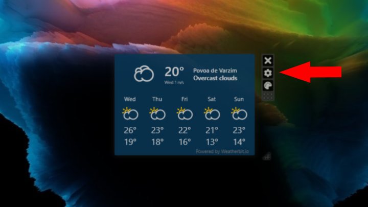 adicionar widgets no windows
